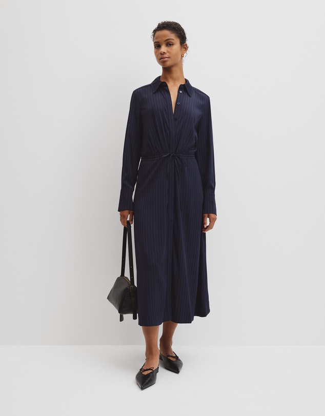 Country Road - Pinstripe Shirt Dress
