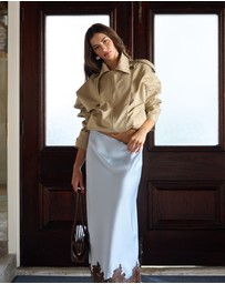 Dazie - Muse Trench Bomber Jacket