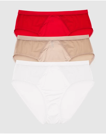 Parfait - Micro Dressy French Cut High Waist Brief (3 Pack)