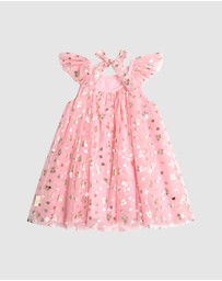 Huxbaby - Golden Cherries Princess Tulle Dress - Babies