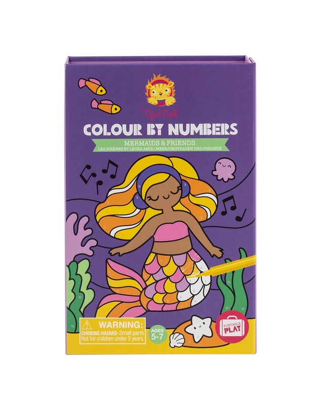 Tiger Tribe - Colour by Numbers Mermaids and Friends