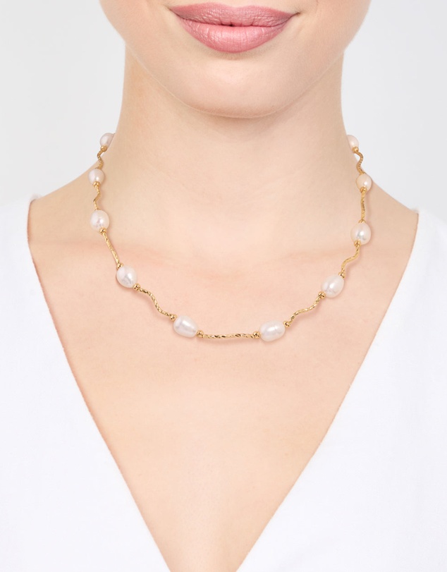 Lovisa - Gold Plated Freshwater Pearl Necklace