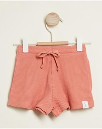 All Fenix - Mini Waffle Shorts - Babies-Kids