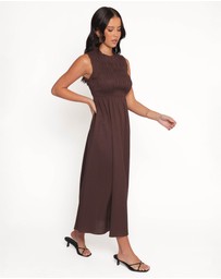 Petal & Pup - Lanna Maxi Dress - Chocolate