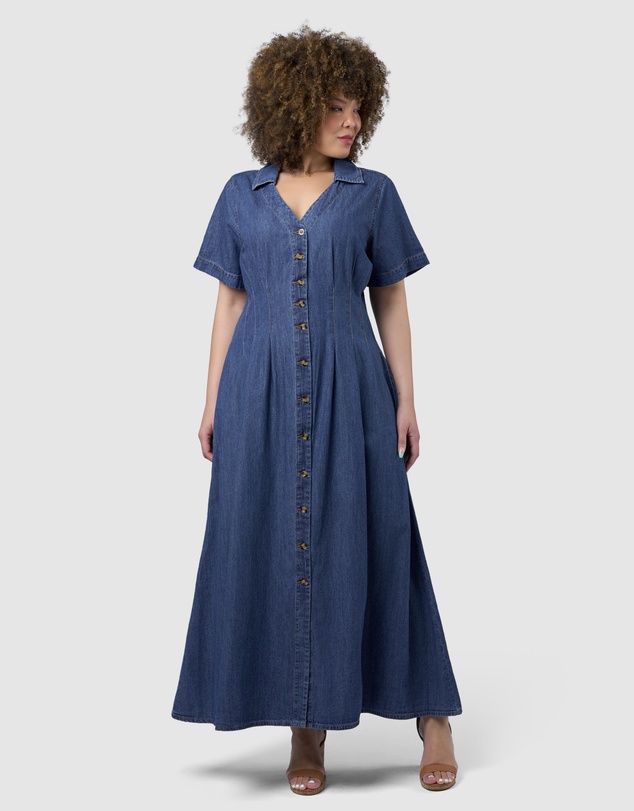 Indigo Tonic - Tara Chambray Maxi Dress