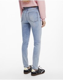 Desigual - Pink denim pants