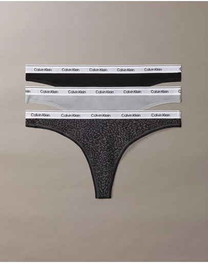 Calvin Klein - 3-Pack Icon Logo Thong