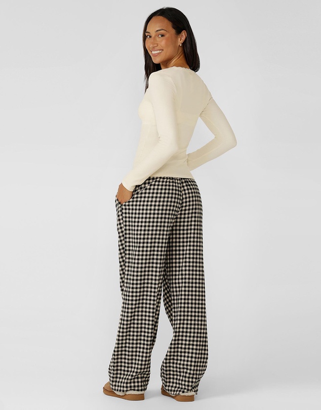 Lorna Jane - Sugarplaid Flannel Lounge Pants