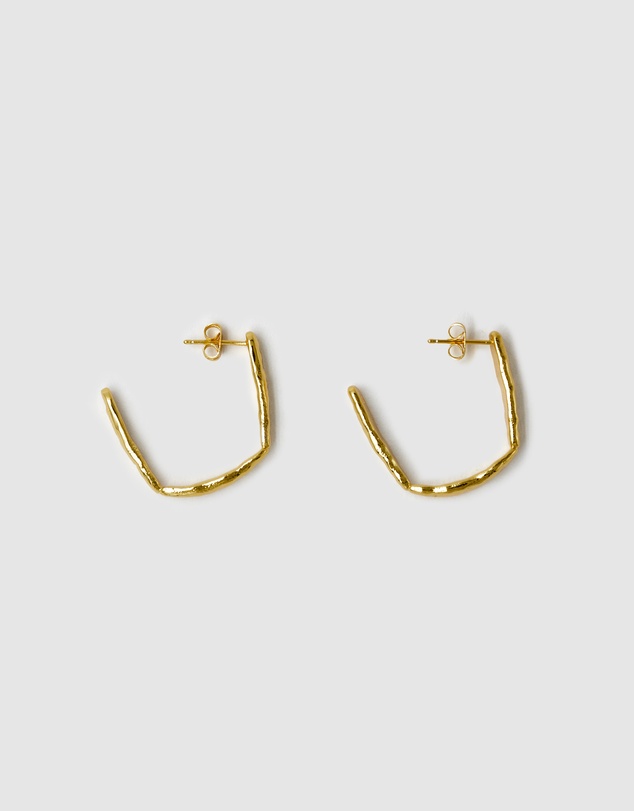 Brie Leon - Frida Stud Hoop Earrings