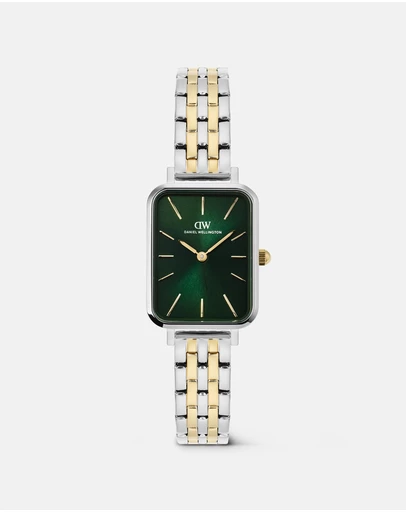 Daniel Wellington - Quadro 5-Link Emerald Two-Tone
