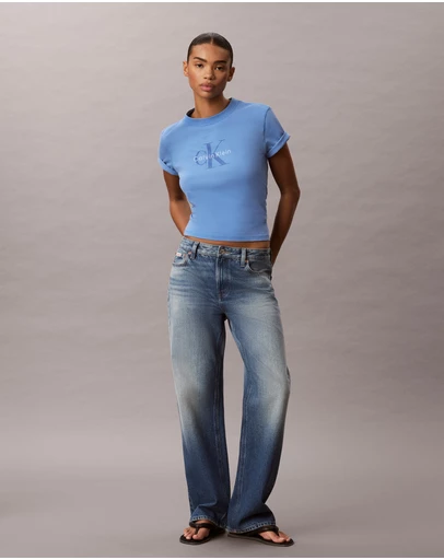Calvin Klein Jeans - Acid Wash Monologo Tee