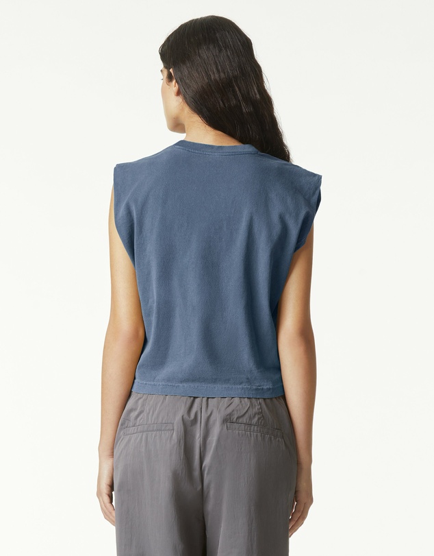 American Apparel - Heavyweight Garment Dyed Women's Muscle T-Shirt