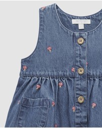 Purebaby - Embroidered Pinnie -Kids-Babies
