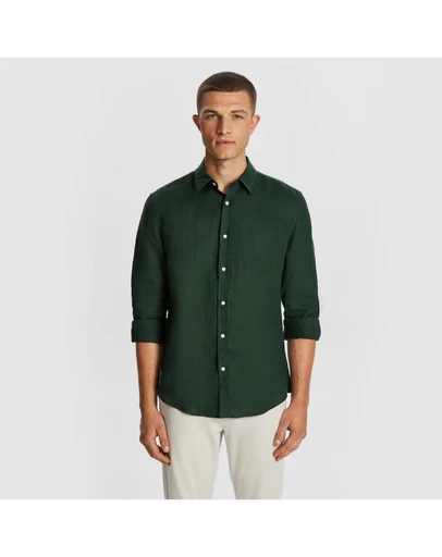 yd. - West Hampton Pure Linen Shirt