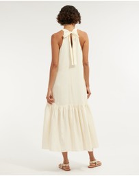 Amelius - Frankie Tie Neck Maxi Dress