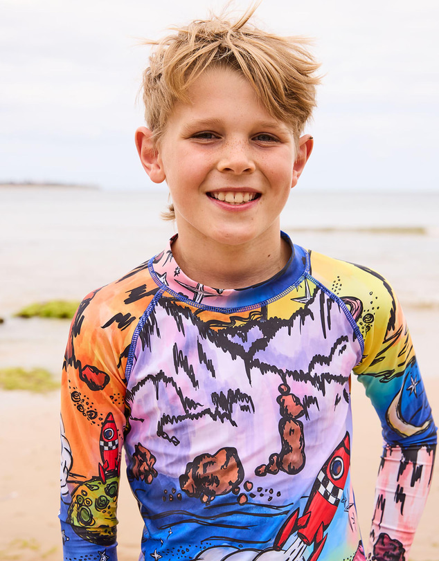 Kip&Co - Space Mountain Rash Vest - Babies-Teens