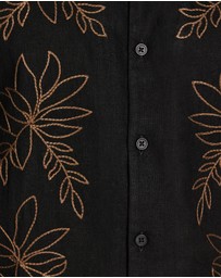 Tarocash - Kota Embroidered Linen Shirt