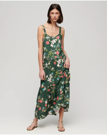 Superdry - Woven Tiered Maxi Dress