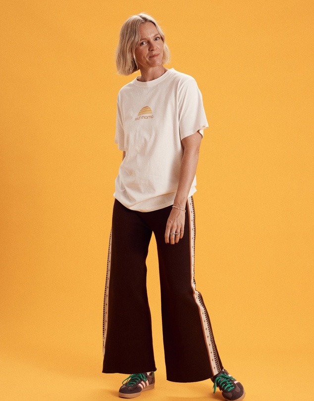 Banabae - Twilight Side Stripe Knit Pants - Ladies