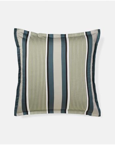 Linen House - Nara Bamboo Cotton 400TC Stripe European Pillowcase