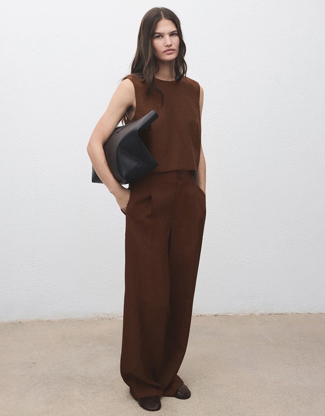 M.N.G - Buttoned Crop Top
