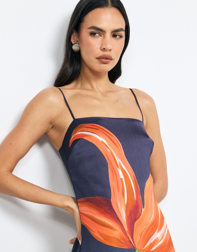 AERE - Neroli Scarf Maxi Dress
