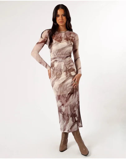 Petal & Pup - Adrianna Maxi Dress - Cacao