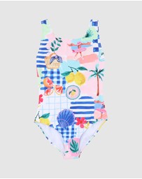 Minihaha - Camille Print Swimsuit - Kids-Teens