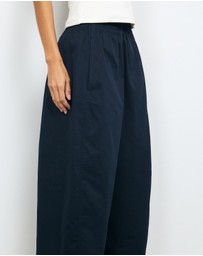 AERE - Organic Cotton Twill Barrel Leg Pants