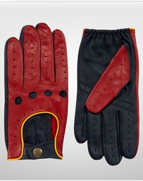 DENTS - Touchscreen Three Colour Leather Driving Gloves