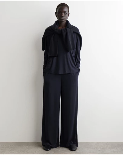 COS - Fluid Jersey Long-Sleeve Top