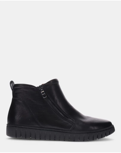 Mia Vita - Leni Zip Boot - Black