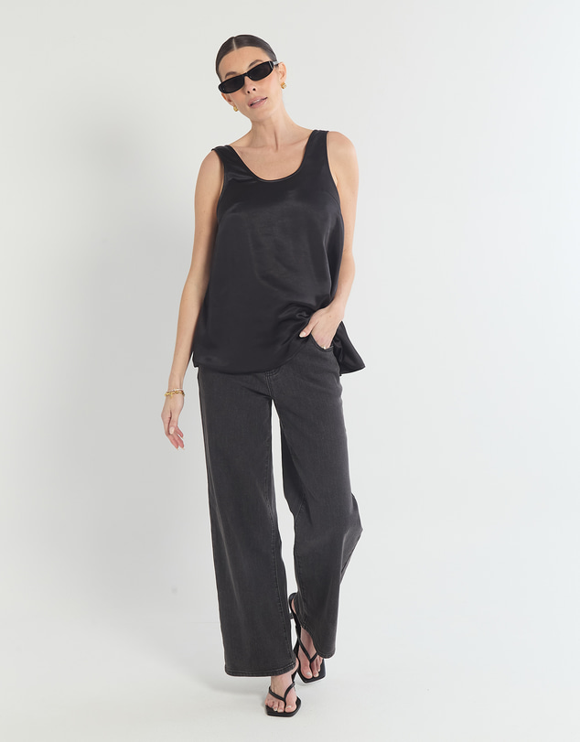 Soon Maternity - Relaxed Wide Leg Jeans