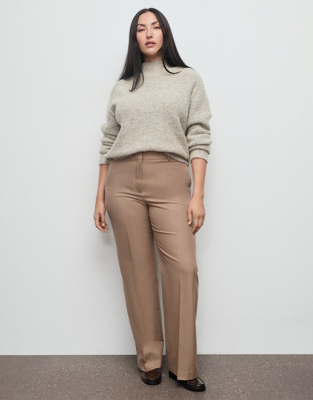 M.N.G - Straight Wool-Blend Suit Trousers