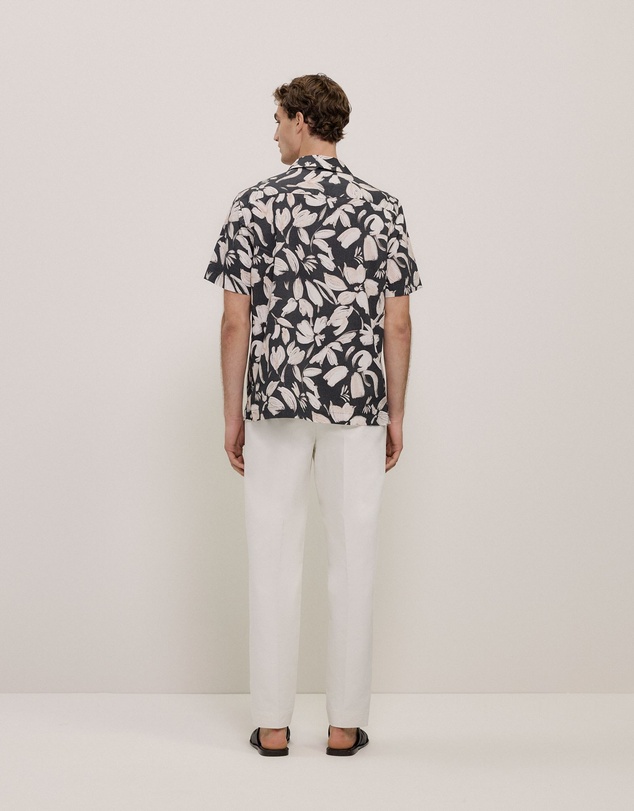Trenery - Sable Short Sleeve Shirt in Black