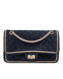 Pre-Loved by Azura Reborn - Pre-Loved Reissue 2.55 Quilted Suede Double Flap 225