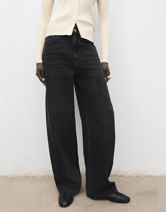 M.N.G - Mid-Rise Balloon Jeans