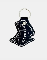 Jacaru - Jacaru 6406 Keyring Aust. Map Printed