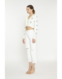 Glamorous - High Waisted Distressed Jeans