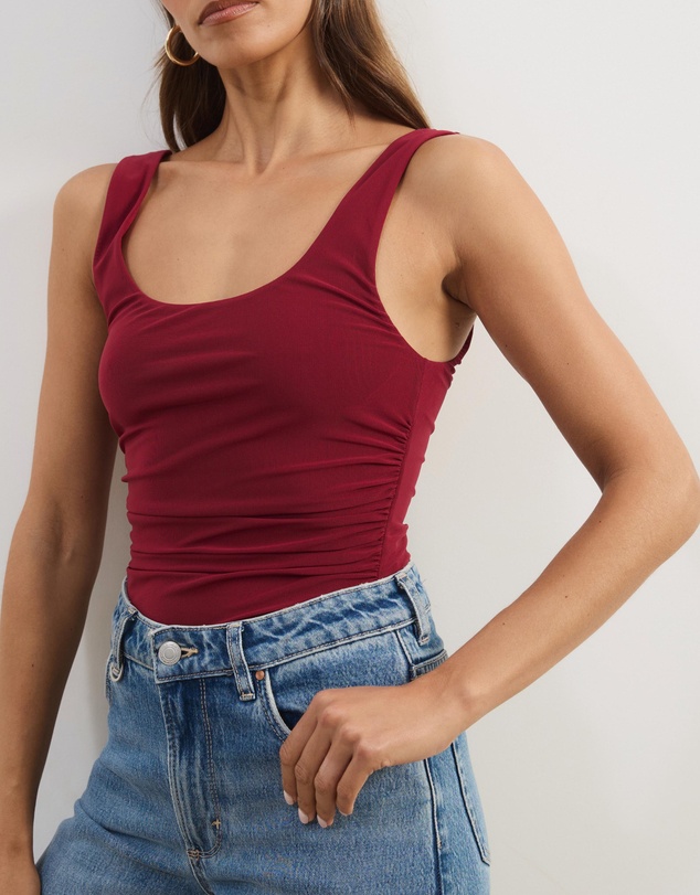 Atmos&Here - Skye Scoop Neck Mesh Tank