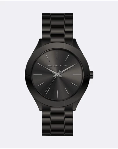 Michael Kors - Outlet Slim Runway Black Analogue Watch