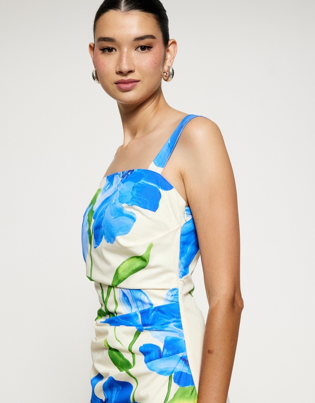 Lover - Grace Ruched Midi Dress