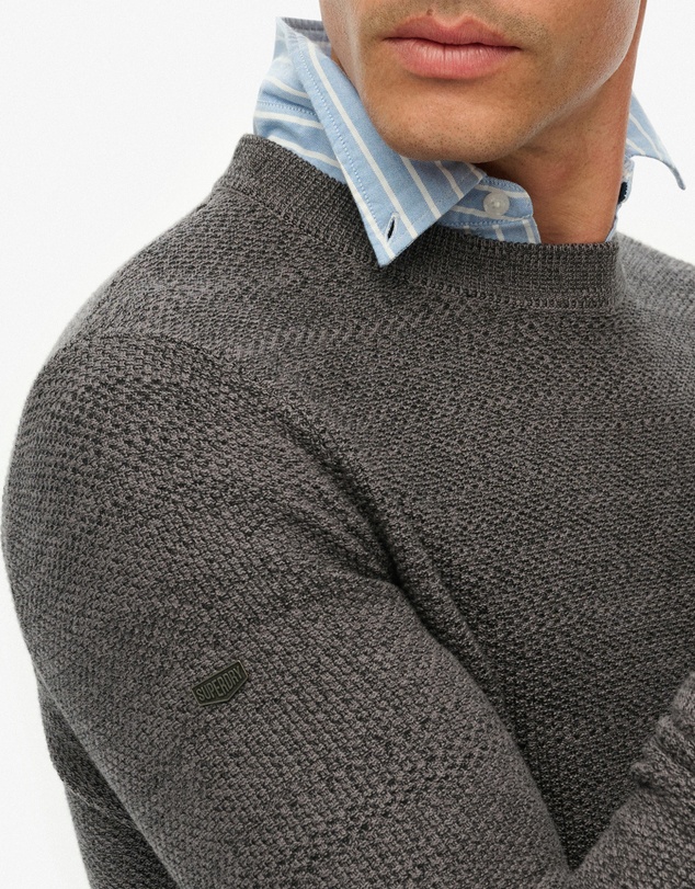 Superdry - Light Weight Cotton Texture Jumper