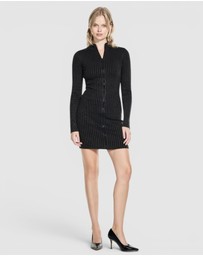 GUESS Originals - GUESS Originals Washed Zipped Mini Dress