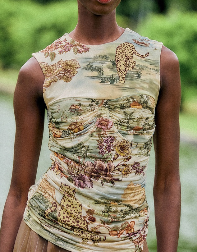 Farm Rio - Toile De Rio Winter Sleeveless Blouse
