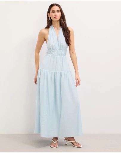 The Fated - Edie Halter Midi Dress
