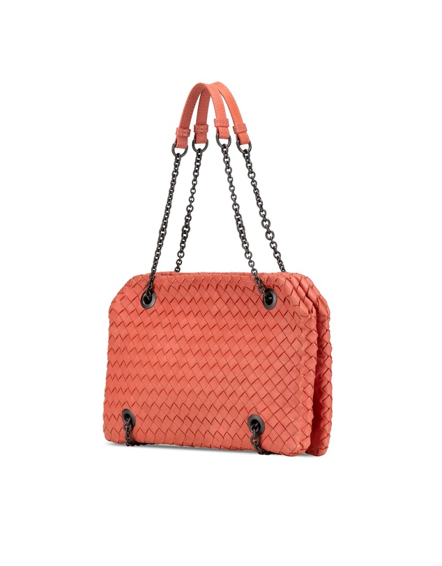 Pre-Loved by Azura Reborn - Pre-Loved Nappa Intrecciato Duo Shoulder Bag