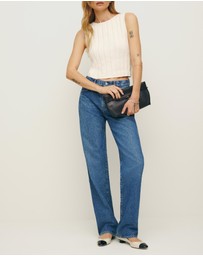 Reformation - Val 90s Mid Rise Straight Jeans