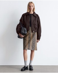 & Other Stories - Cropped Bomber Jacket