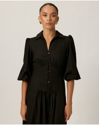 Tussah - Midi Dress with Underbust Seam